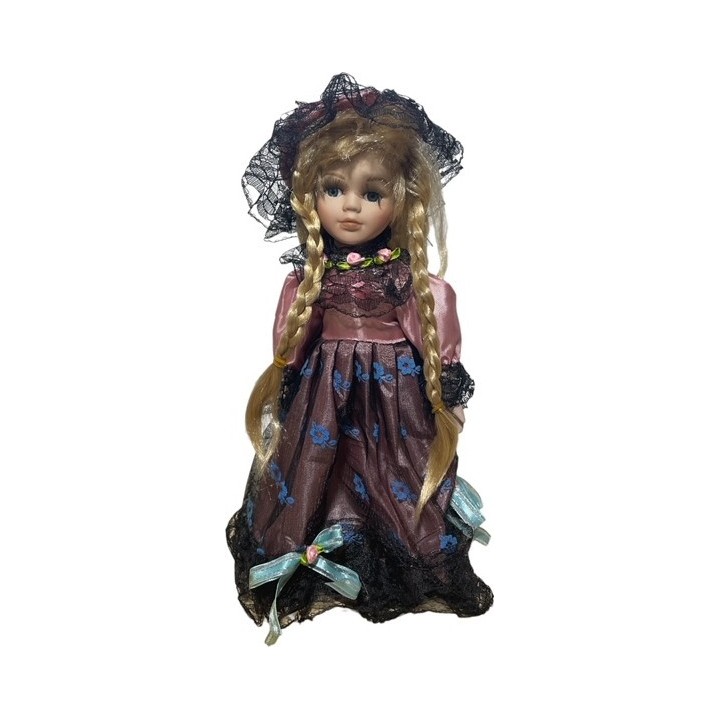 Victoria Style Girl Doll Poupées En Porcelaine