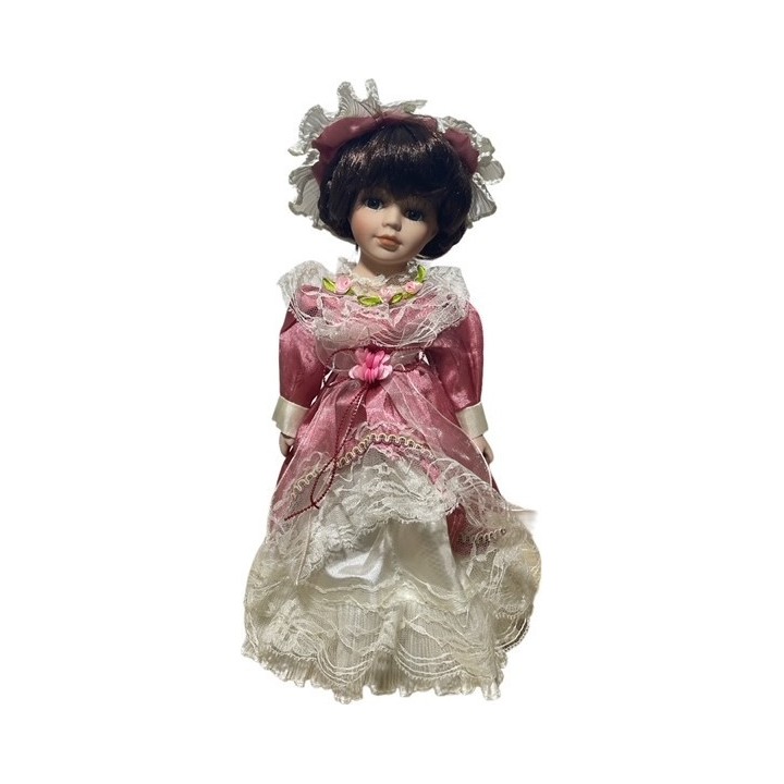 Victoria Style Girl Doll Poupées En Porcelaine