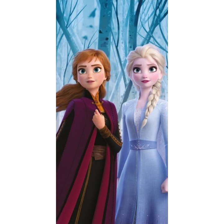 Drap de plage La reine des neiges 2 disney en coton