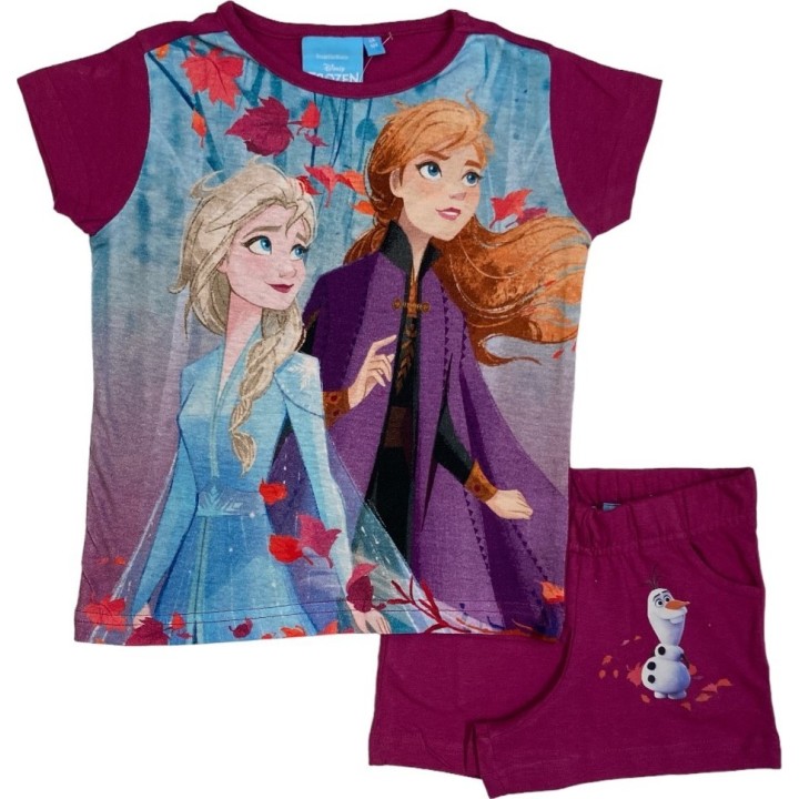 Ensemble Tee-Shirt Short Frozen 2 Disney