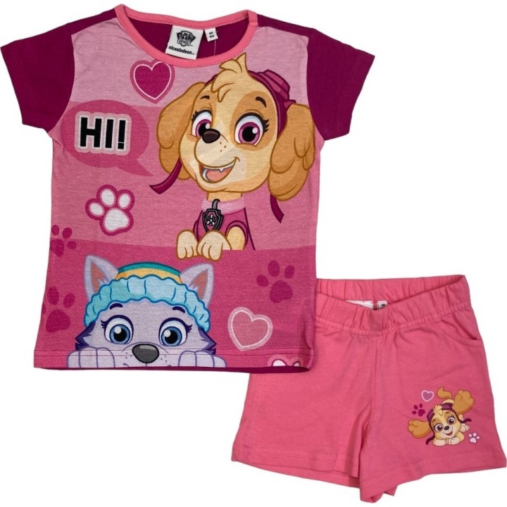Ensemble T-Shirt avec Short  Paw Patrol