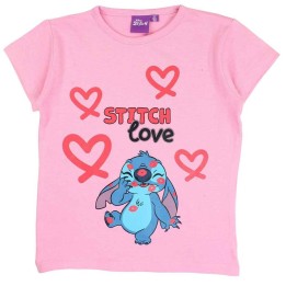 Tee-shirt Manches Courtes Stitch Disney
