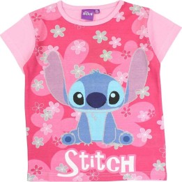 Tee-shirt Manches Courtes Stitch Disney