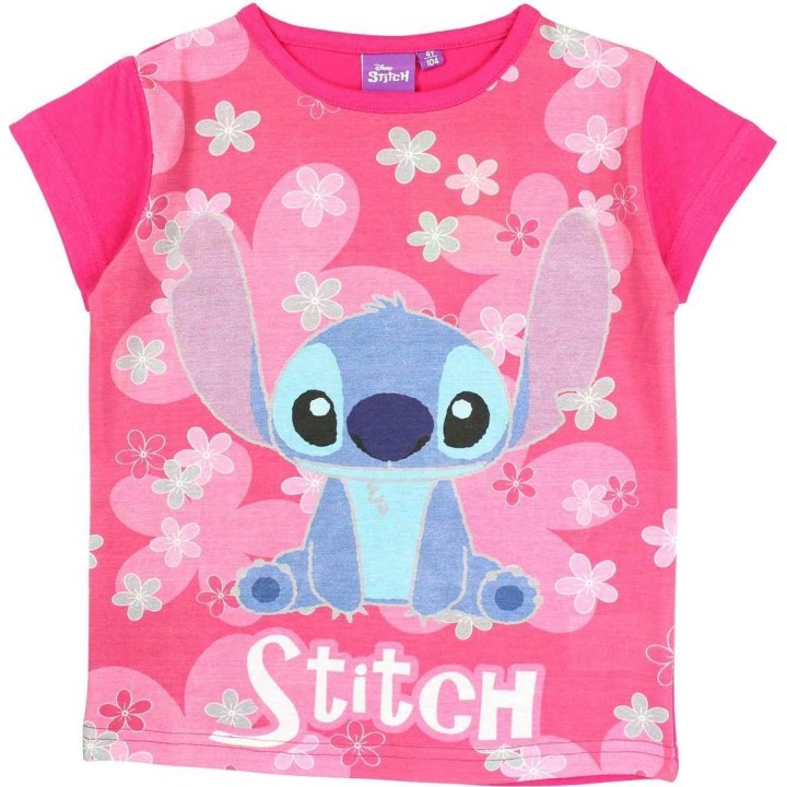 Tee-shirt Manches Courtes Stitch Disney