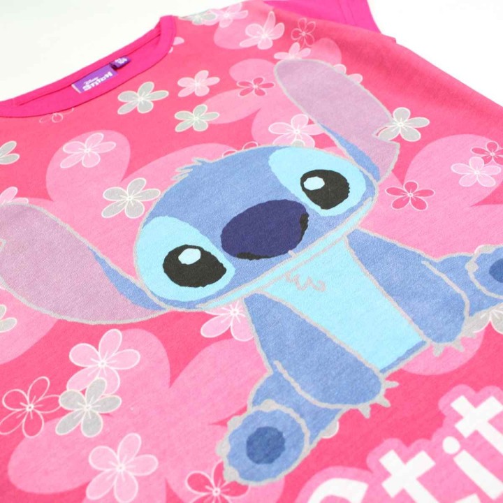 Tee-shirt Manches Courtes Stitch Disney