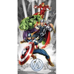 Drap de bain Avengers  Pas cher,  chez le spécialiste de la licence