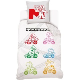 Parure Housse de couette Super Mario En Coton