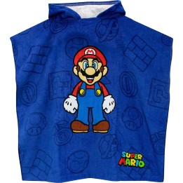 Poncho de bain Super Mario a capuche