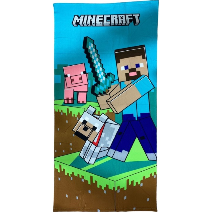 Drap de plage ou Serviette de Bain Minecraft