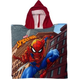 Poncho de bain Spider-Man a capuche