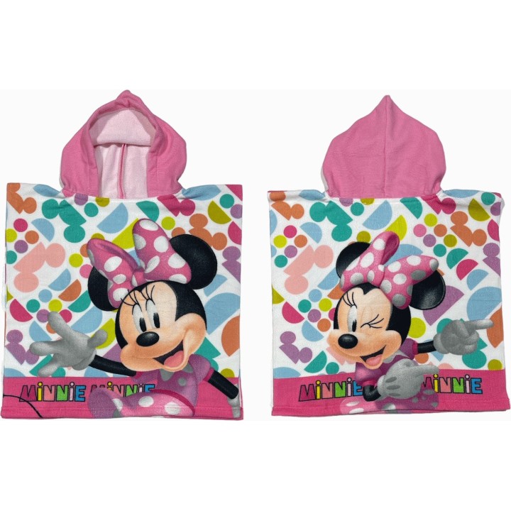 Poncho de bain Minnie Disney a capuche