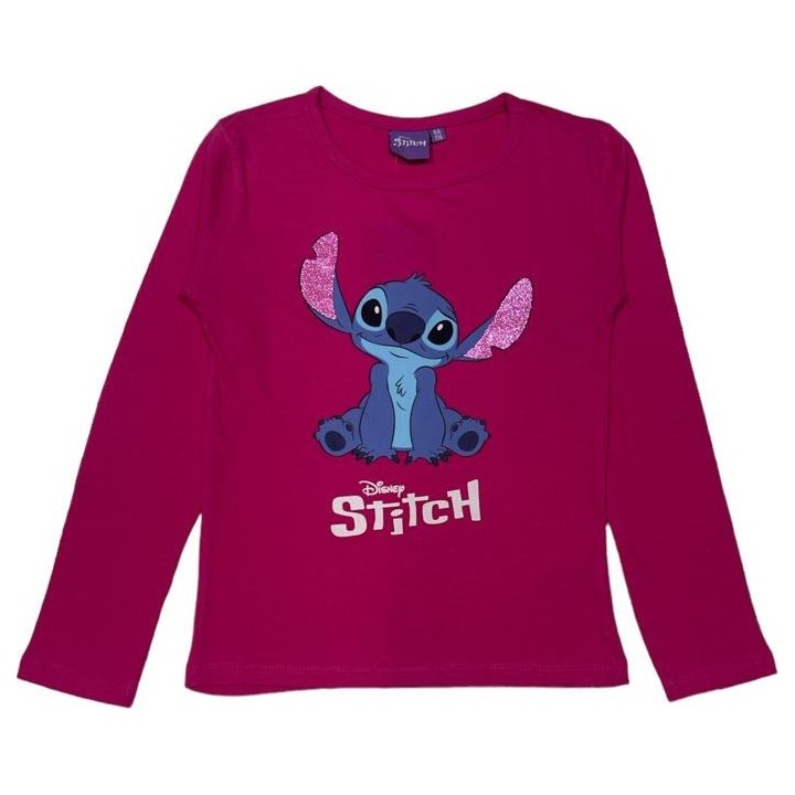 T-shirt Stitch Disney manches Longues