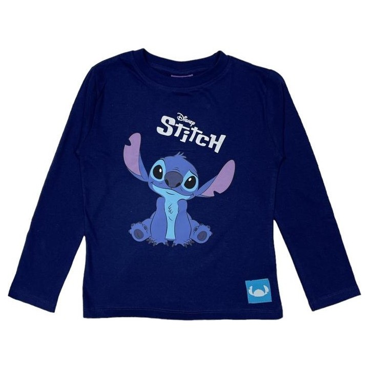 T-shirt Stitch Disney manches Longues