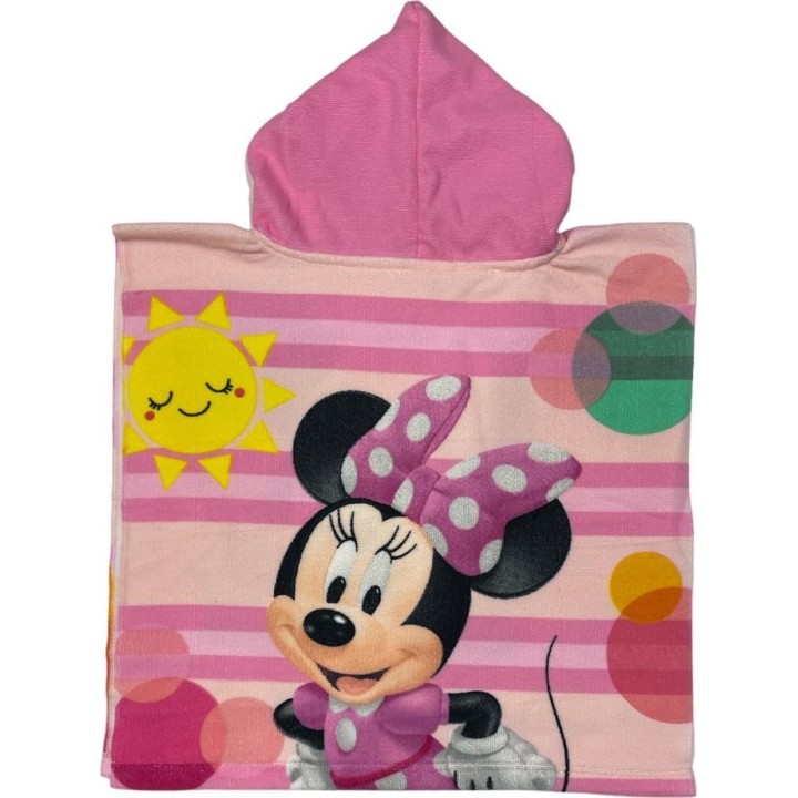 Poncho de bain Minnie Disney a capuche