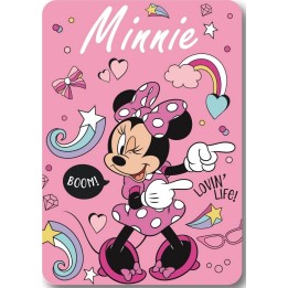Plaid Polaire Minnie Disney