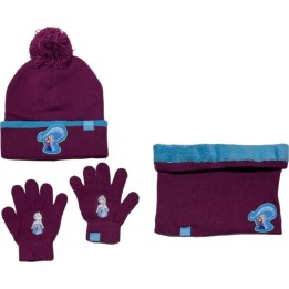 Set 3 pièces Bonnet + Snood + gants Frozen Disney