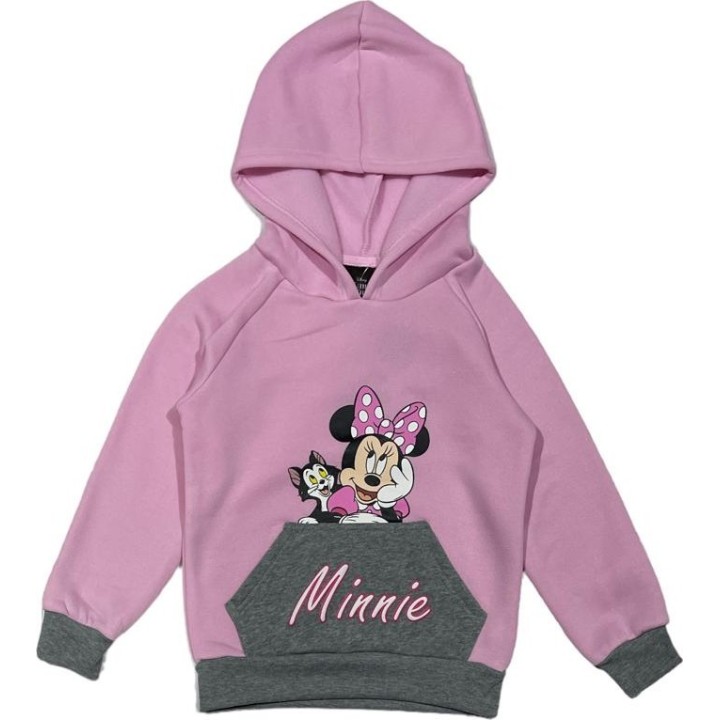 Sweat  Minnie Disney à capuche avec 2 poches