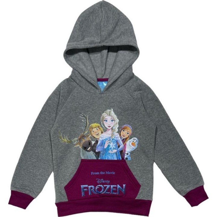 Sweat Frozen Disney à capuche avec 2 poches