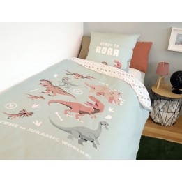 Parure Housse De Couette Jurassic World En Coton