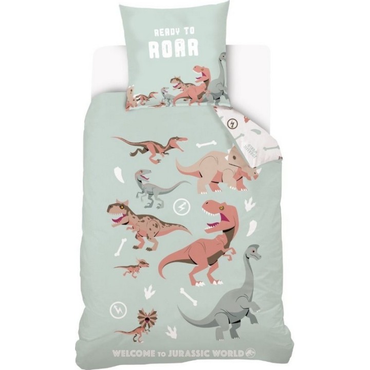 Parure Housse De Couette Jurassic World En Coton