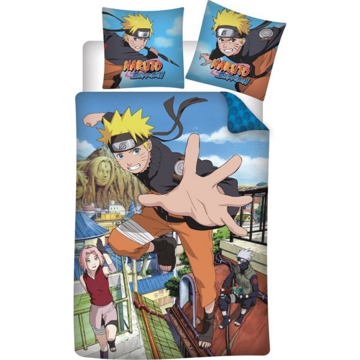Parure Housse De Couette Naruto En Coton