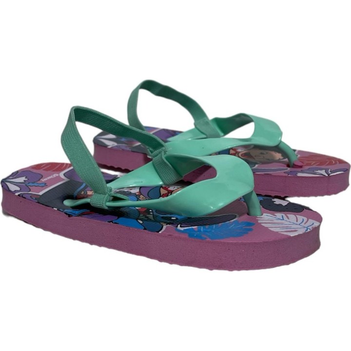Tongs Stitch Disney avec bride élastiquée
