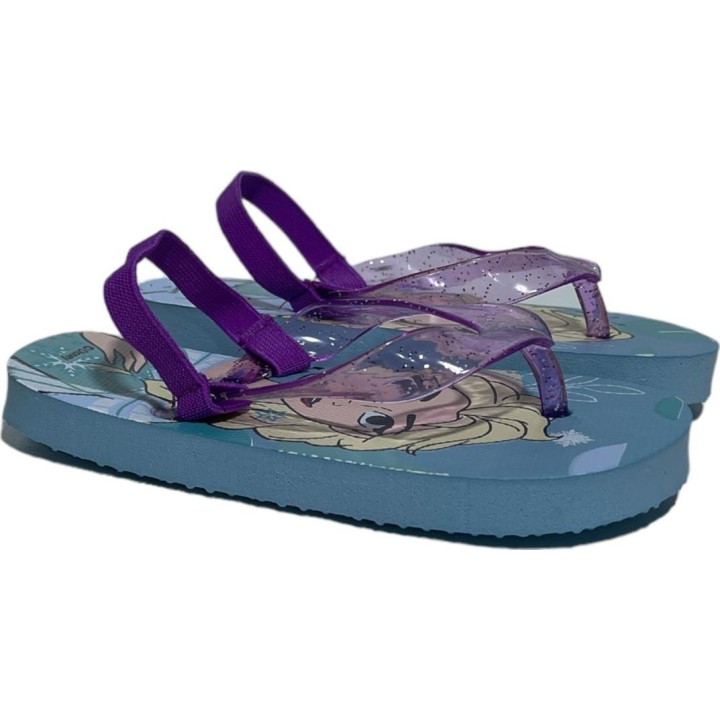 Tongs Frozen Disney avec bride élastiquée