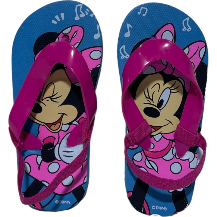 Tongs Minnie Disney avec bride élastiquée