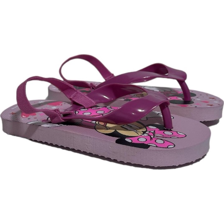 Tongs Minnie Disney avec bride élastiquée