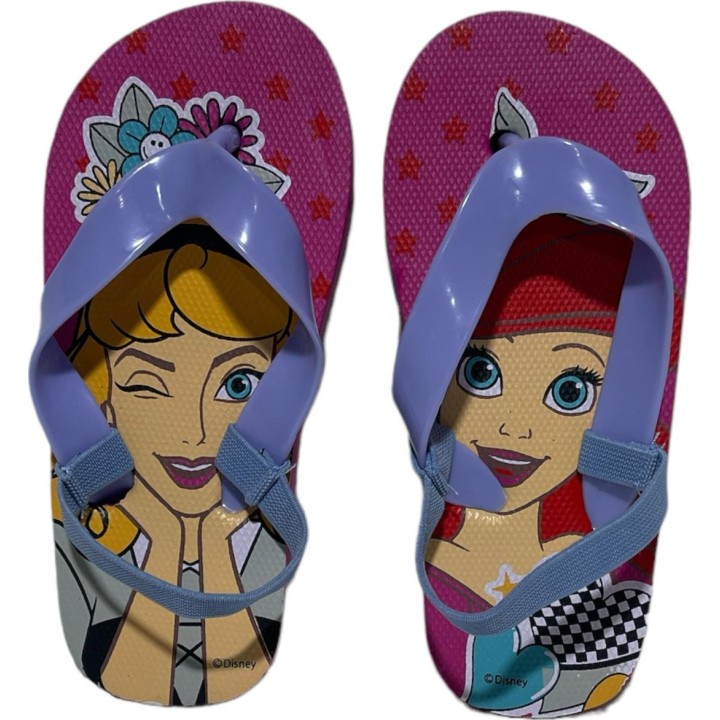Tongs Princesses Disney avec bride élastiquée