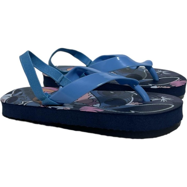 Tongs Stitch Disney avec bride élastiquée