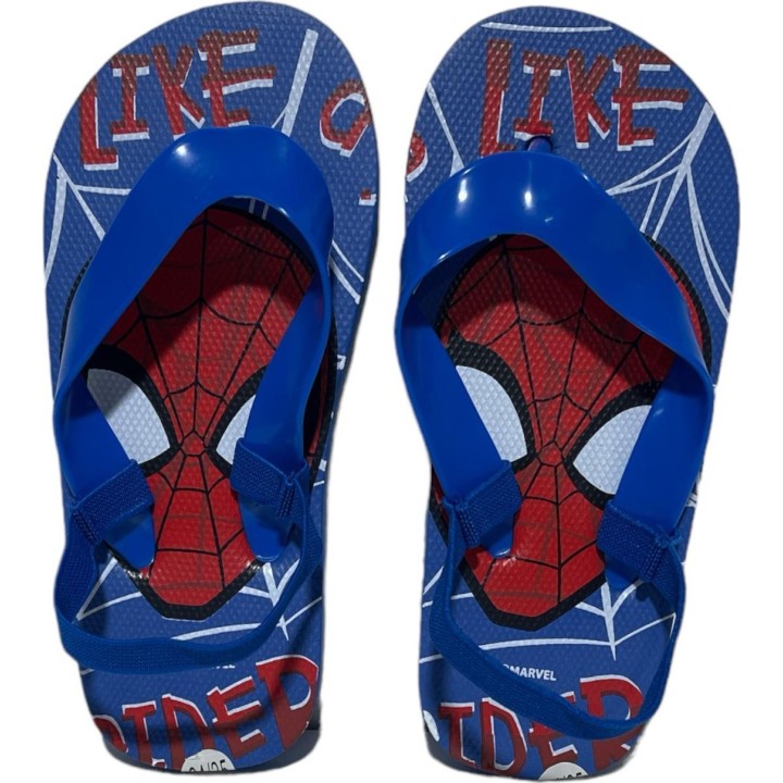 Tongs Spiderman avec bride élastiquée