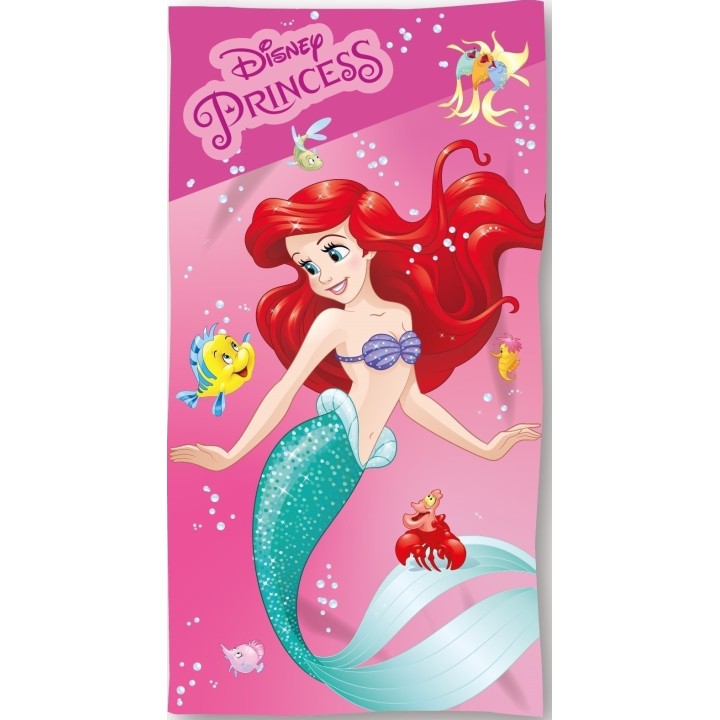 Drap de plage ou drap de bain Princesse Ariel Disney