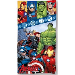 Drap de plage ou drap de bain Avengers en coton