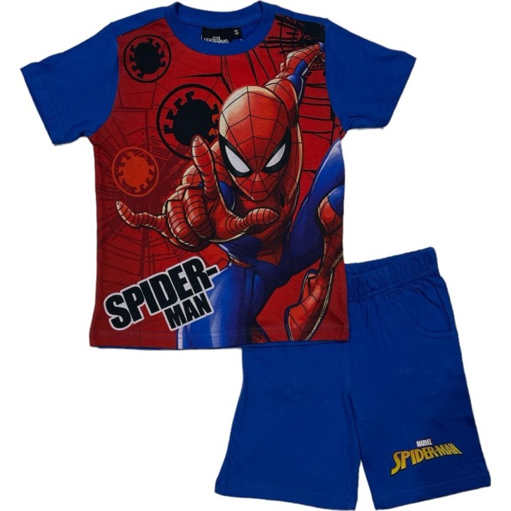 Ensemble T-shirt avec Short Spiderman Marvel