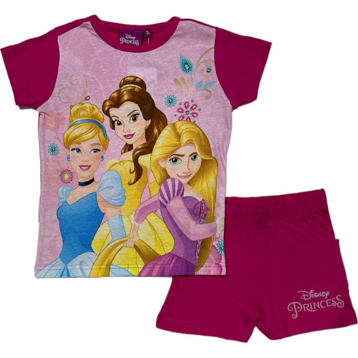 Ensemble pyjama Tee-shirt manches courtes et short Princesse Disney