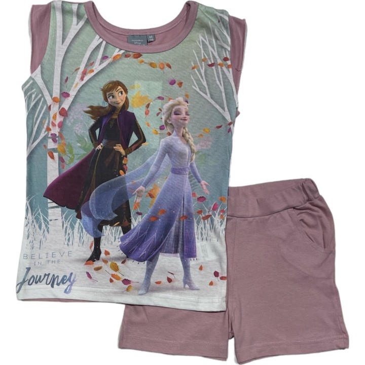 Ensemble Tee-Shirt Short Frozen 2 Disney