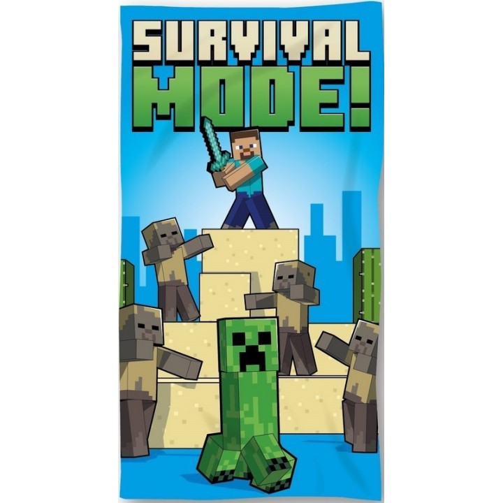 Drap de plage ou Serviette de Bain Minecraft