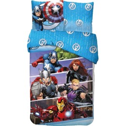 Parure housse de couette  Avengers Marvel En coton