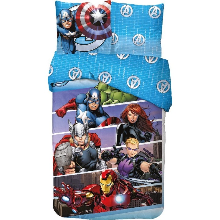 Parure housse de couette  Avengers Marvel En coton