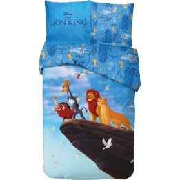 Parure housse de couette Le Roi Lion Disney En coton
