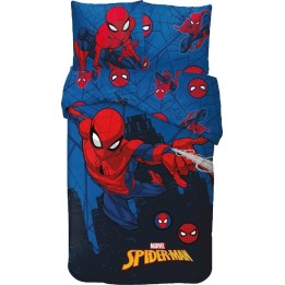 Parure housse de couette Spiderman En coton