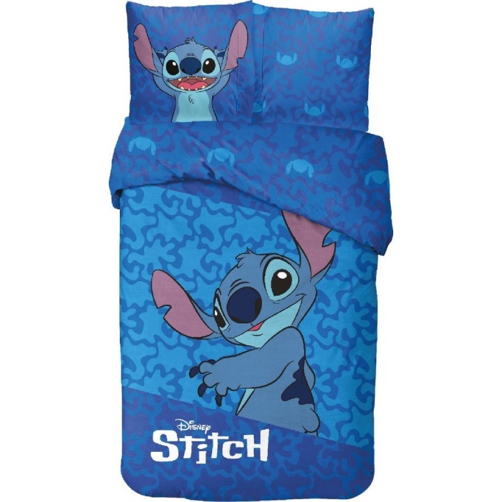 Parure housse de couette Stitch Disney En coton