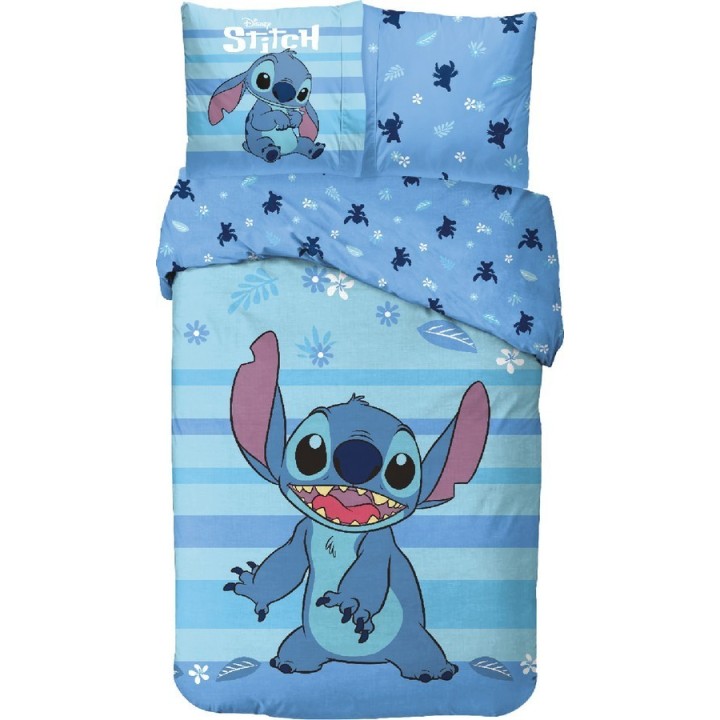 Parure housse de couette Stitch Disney En coton