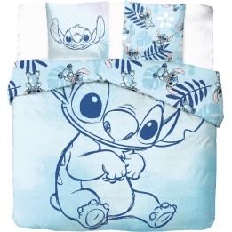 Parure housse de couette Stitch En coton
