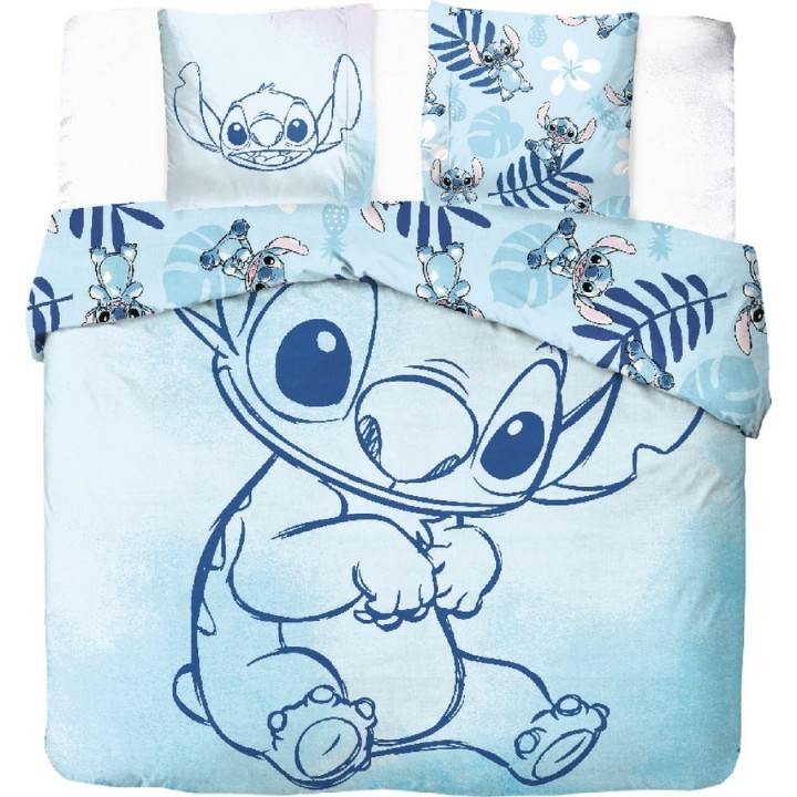Parure housse de couette Stitch En coton