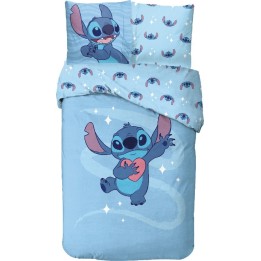 Parure housse de couette Stitch Disney En coton