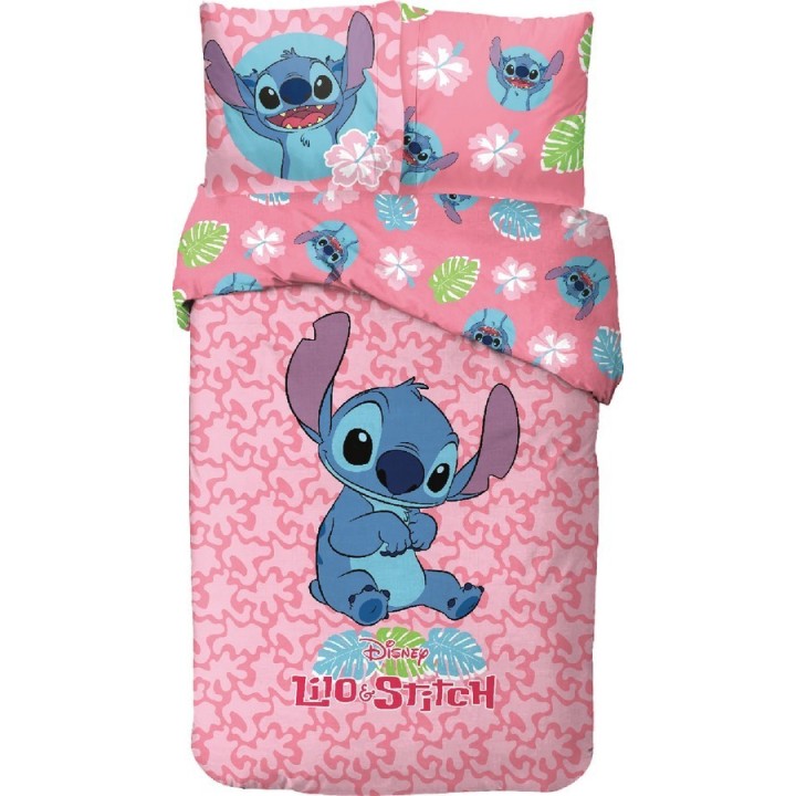 Parure housse de couette Stitch Disney En coton