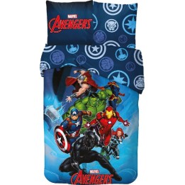 Parure housse de couette  Avengers Marvel En coton