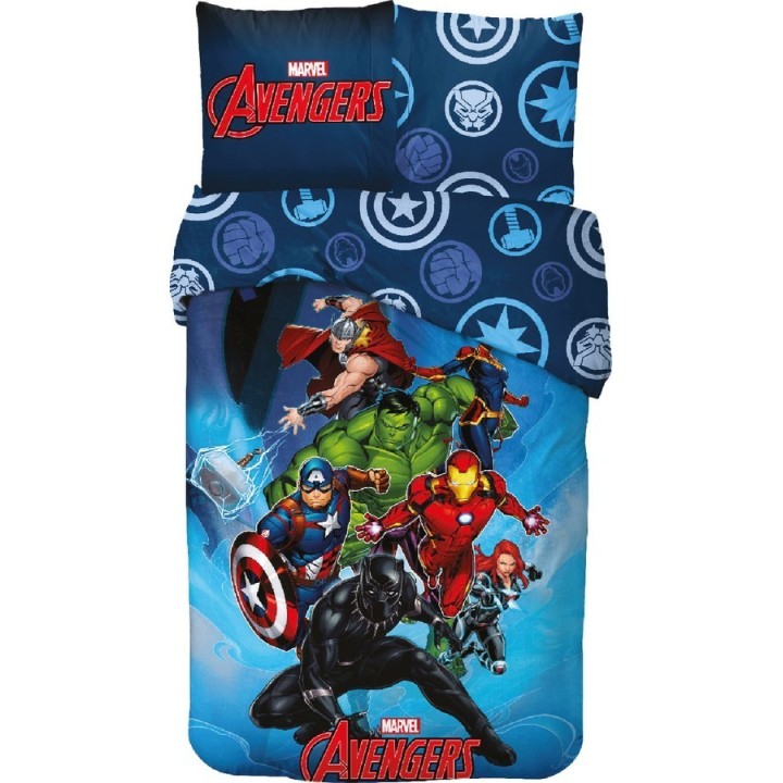 Parure housse de couette  Avengers Marvel En coton